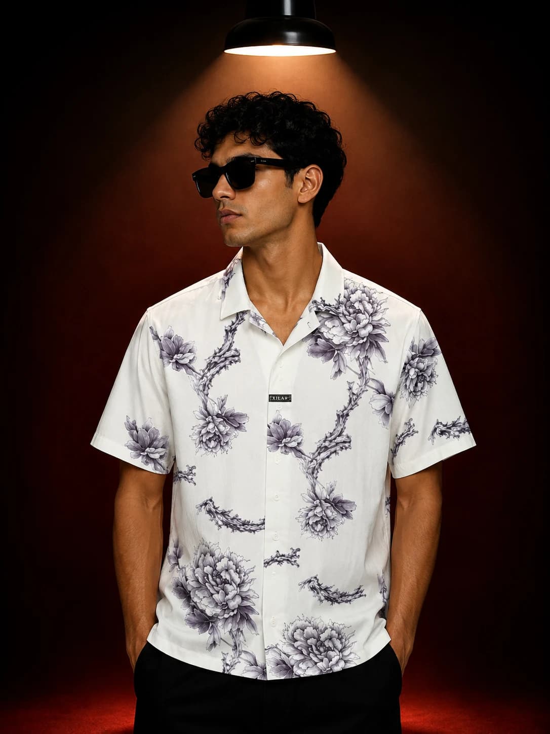 Xilar Noir Bloom Shirt — image 1