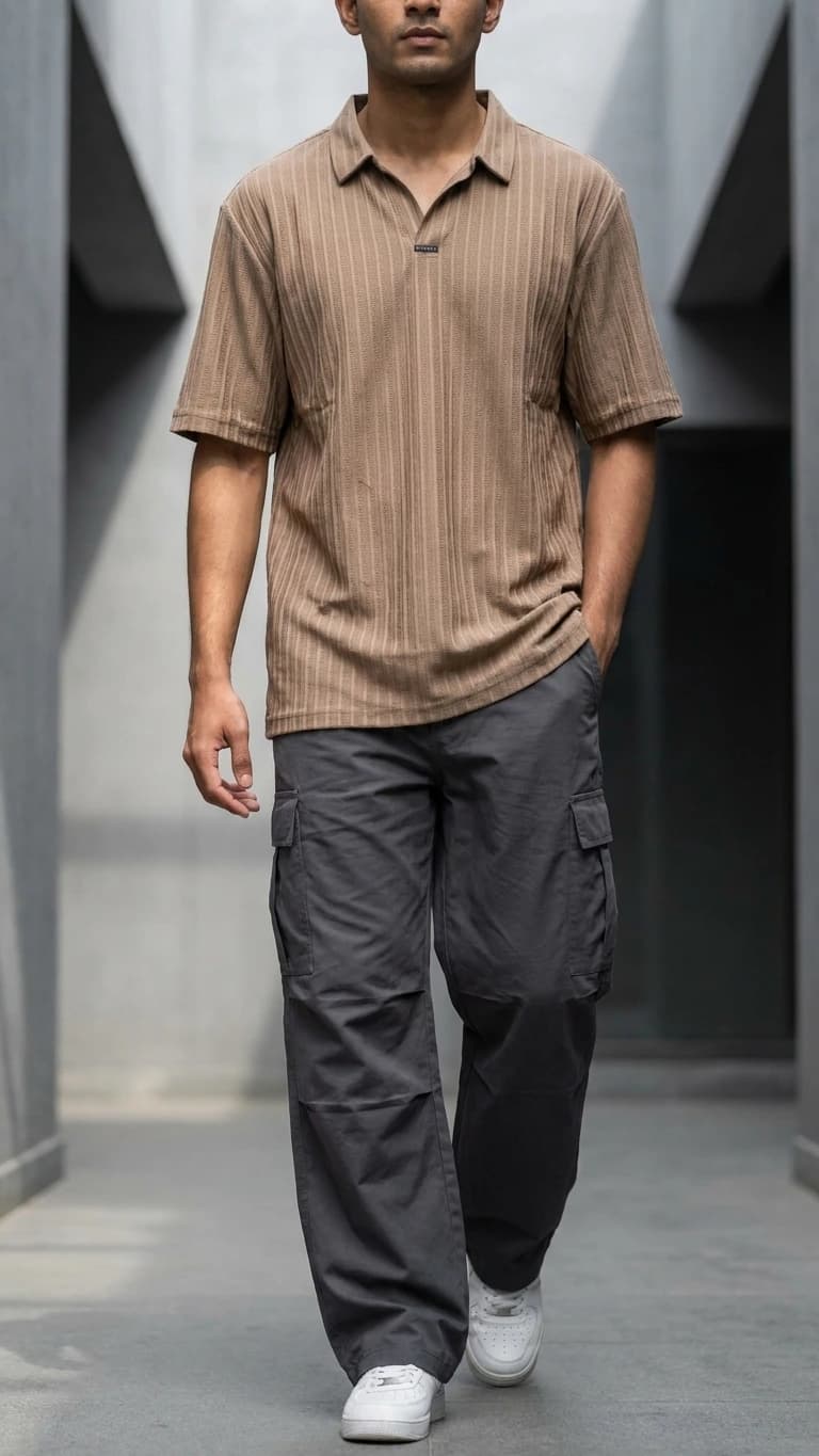 Xilar Mocha Ridge Polo — image 1