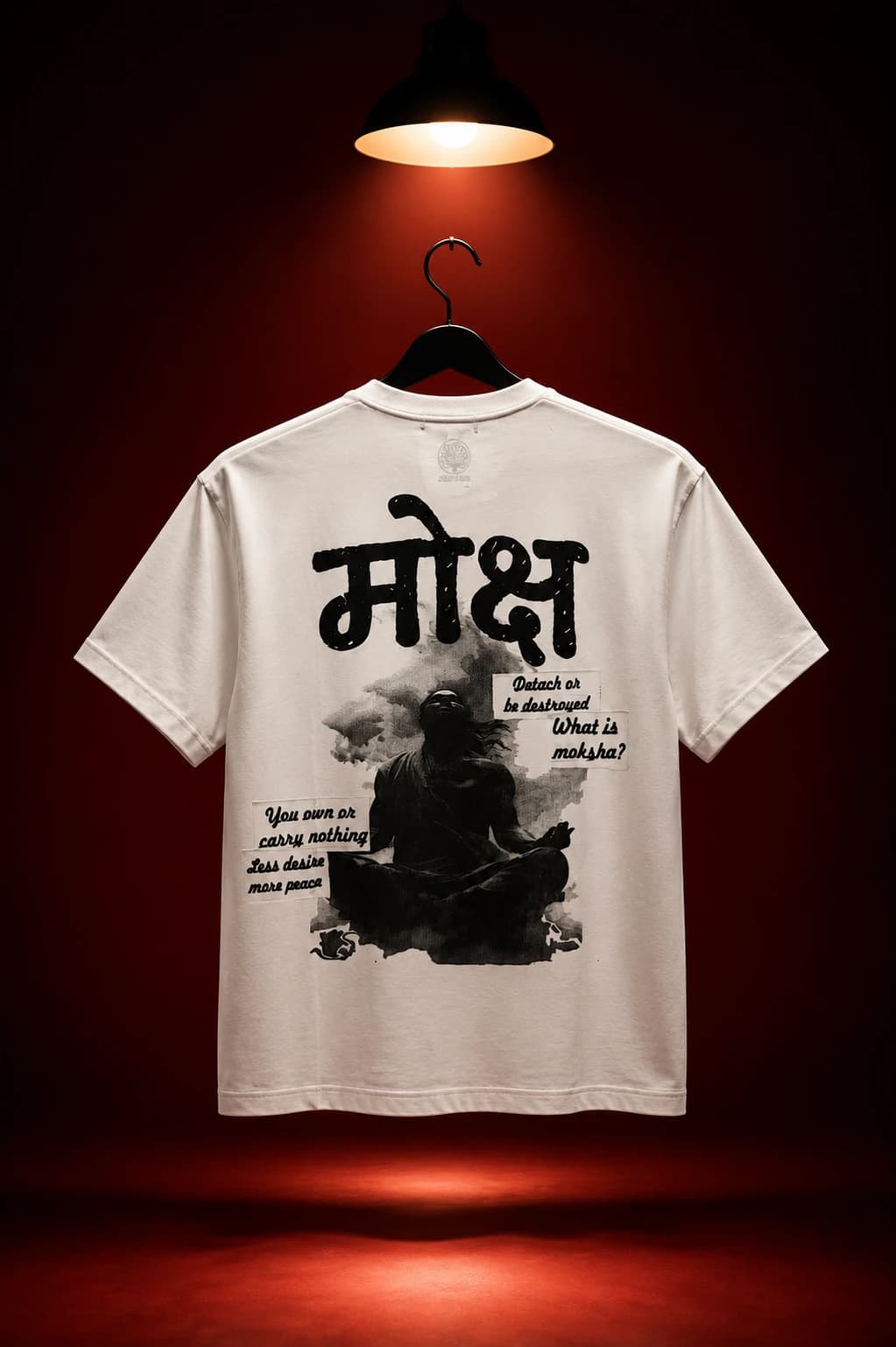 Moksha Back Print Oversized T-Shirt